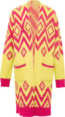 Produktbild von ebeeza damen pullover - pink limette, M/L