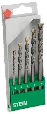 Produktbild von Dönges Dönges Steinbohrersatz mit Hartmetallschneide, 5 tlg., Ø 4-5-6-8-10 mm