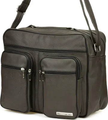 Produktbild von Herrentasche, Echtleder, Klappe, Beltimore