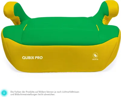 Produktbild von Daliya® QUBIX PRO Kindersitzerhöhung mit ISOFIX, i-SIZE NORM ECE R129, 125 - 150 cm, Gurtfix, Autositz, Autokindersitz, Kindersitz, Sitzerhöhung