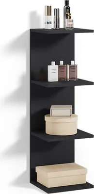 Produktbild von Wandregal Livinity Vesuvio Schwarz 30 x 95 cm, Model 59004