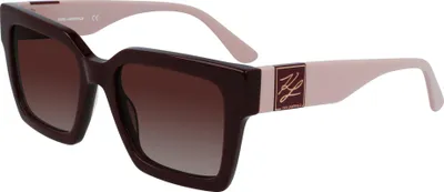 Produktbild von Karl Lagerfeld KL6057S N Burgundy 52/19/140 Damen Sonnenbrillen