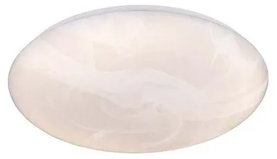 Zdjęcie produktu dla Lampa sufitowa LED, metal, biały, kolor alabastrowy, D 38 cm