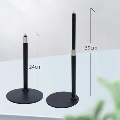 Produktbild von Multifunktions-Hebetelefonhalter Ringlicht Desktop-Ständer Fülllampe Teleskopstangenhalterung