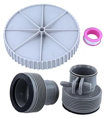 Produktbild von Pool-Skimmerpumpen-Ersatz-Set mit Schlauchadaptern für SFX1000 SFX1500 oberirdische Schwimmbäder