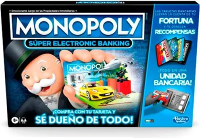 Produktbild von Monopoly Super Electronic Banking Brettspiel Mehrfarbig  Mehrfarbig One Size