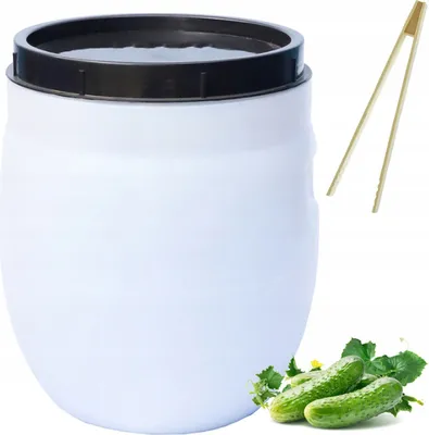 Produktbild von Sterk® 23 litrový sud s víkem, plastový sud, zásobník na krmení, sud, sud se šroubovacím víkem, 23 l