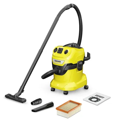 Produktbild von Kärcher Nass-/Trockensauger WD 4 P V-20/5/22, 1000 W, 20 l, Flachfaltenfilter