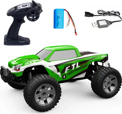 Obrázek produktu pro 1 / 12 RC vůz 2.4G 4WD 42km / h Vysokorychlostní Truck Radio Control Buggy Off-Road Electric Zelená hračka
