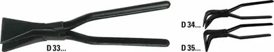 Image de Pince à sertir Bessey courbée à 45° D34-60
 | D34-60