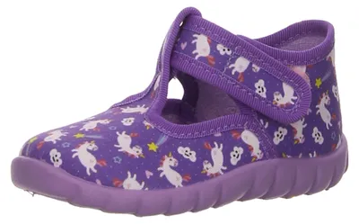 Produktbild von Fischer Markenschuhe Hausschuhe in lila/violett, Gr. 24
