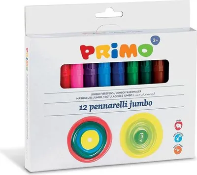 Immagine prodotto di Primo 603JUMBO12 marcatore Multicolore 12 pz