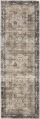 Immagine prodotto di benuta tappeto vintage lavabile passatoia George Antracite/Taupe 80x240 cm tappeto soggiorno camera da letto morbido orientale