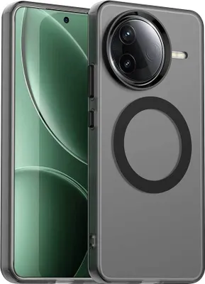 Obrázek produktu pro Magnetické pouzdro pro Xiaomi Redmi K80, tenké matné průsvitné nárazuvzdorné pouzdro Černý