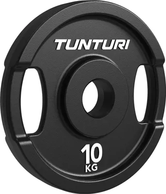 Produktbild von Tunturi Platinum Gusseisen Gewichtsscheibe – Bumper Plate – 10 kg