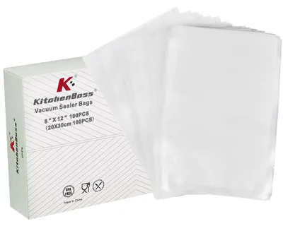Produktbild von KitchenBoss Vakuumierbeutel Vakuumbeutel Lebensmittel Vakumiererbeutel: 20x30m 1