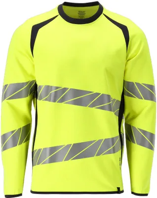 Produktbild von MASCOT® Sweatshirt, moderne Passform Multisafe Größe S, hi-vis gelb/schwarzblau | Packung (1 Stück)