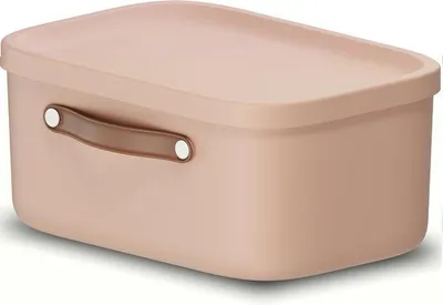 Immagine prodotto di Contenitore in plastica, rosa, 12 litri, 39,5 x 26,5 x 17,7 cm