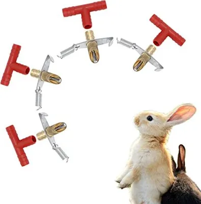 Produktbild von Pack 20 Kaninchen-Trinkwasser Automatische Brustwarzenrinker Feeder R-A-B-B-I-T-Kaninchen Meerschweinchen Frettchen Mäuse