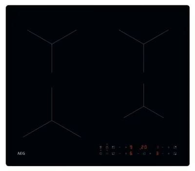 Produktbild von AEG TN64IA0BIB, Schwarz, Integriert, 60 cm, Zonen-Induktionskochfeld, 4 Zone(n), 4 Zone(n)