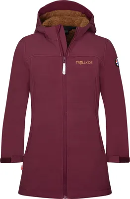 Zdjęcie produktu dla Płaszcz softshell Trollkids Girls Kristiansand Coat dla dziewczynki (391-420)
