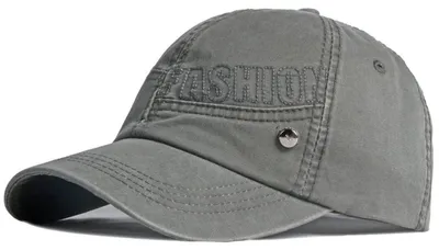 Immagine prodotto di Cappello da baseball unisex, grigio, taglia unica, cotone e poliestere