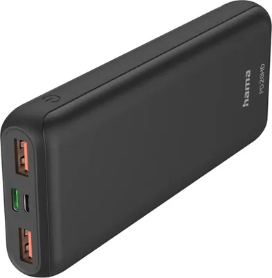 Produktbild von hama PD20-HD Powerbank 20.000 mAh anthrazit