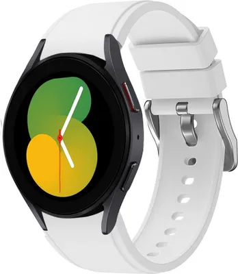 Produktbild von Strap-it Samsung Galaxy Watch 5 - 40mm Armband Silikon (Weiß)