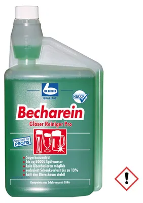 Produktbild von Becherein Gläser Reiniger (1l Flasche)