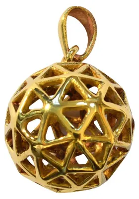 Produktbild von Anhänger "Christusgitter" Messing 2,5g.