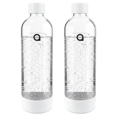 Obrázek produktu pro Aquafloow, sada 2 kusů CO₂ lahví o objemu 0,8 litru, pro výrobníky perlivé vody – náhradní lahve pro perlivou vodu