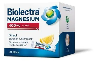 Obrázok produktu pre Biolectra Magnézium 400 mg ultra Direct Zitrone 60 St