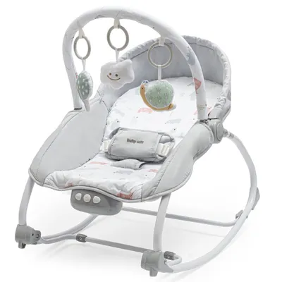 Zdjęcie produktu dla Wielofunkcyjny fotel bujany dla niemowląt Baby Mix, ślimak