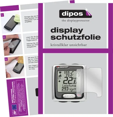 Produktbild von 3x Schutzfolie für Sigma Rox 9.1 klar Displayschutzfolie Folie Display Schutz dipos