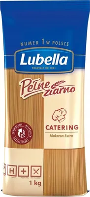 Zdjęcie produktu dla Lubella Catering Pełne Ziarno Makaron spaghetti 1 kg
