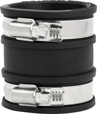 Produktbild von Rohrverbinder flexibel Kunststoff schwarz 42 mm - 50 mm