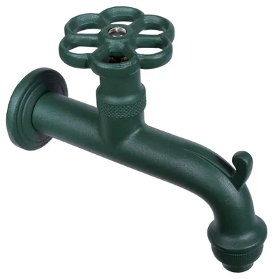 Immagine prodotto di Rubinetto Colorato per Fontana da Giardino in Ottone Belfer RUB/022 Verde