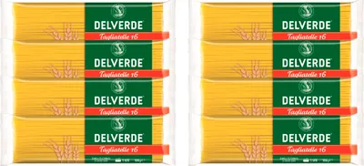 Immagine prodotto di Delverde tagliatelle numero 16 di grano duro 500g confezione da 8 pezzi