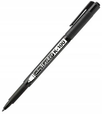 Produktbild von Kamet K-100 Permanentmarker Schwarz 10 Stück
