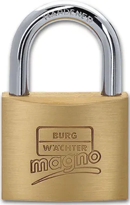 Produktbild von BURG-WÄCHTER Vorhangschloss 400 E Magno verschiedensperrend, Breite 25 mm