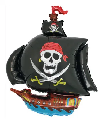 Immagine prodotto di Nave pirata grande - Palloncino in foil - 100 cm