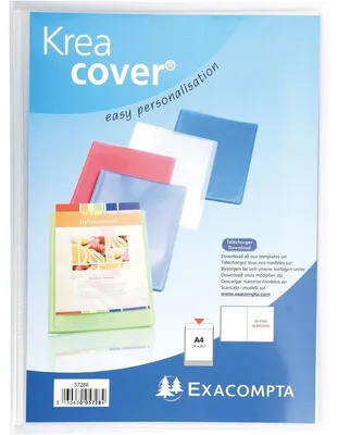 Image de EXACOMPTA Livret de présentation DIN A4 PP cristal transparent incl. 20 pochettes