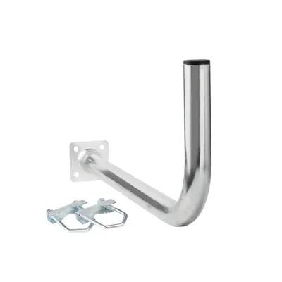 Produktbild von Extralink L600 Halterung Halter Winkelhalterung Stahlbalkonhalterung Balkongriff 600mm, mit Bügelschrauben M8, Stahl, verzinkt
