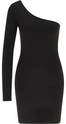 Produktbild von IMANE Damen Stretchkleid, Schwarz, Small
