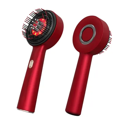 Produktbild von Elektrischer Haarölapplikator mit Rotlicht-Kopfmassagegerät für 360°-Haar- und Kopfhautpflege, entspannende Kopfhautmassage und effektive Haarpflege