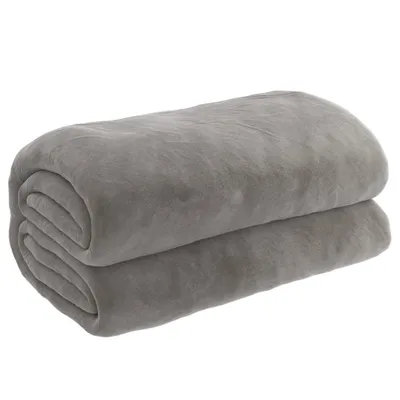 Produktbild von Gewichtsdecke mit Bezug Grau 200x230 cm 13 kg Stoff