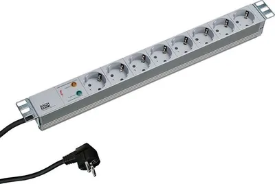 Obrázok produktu pre Triton RAB-PD-X08-A1, 8 AC zásuvky/AC zásuviek, 230 V, 50 - 60 Hz, Čierna, 2 m