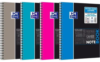 Produktbild von Oxford 400037406, Einfarbig, Grau, Pink, Blau, A4, Matt, 90 g/m², Universal