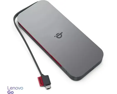 Produktbild von Lenovo GO Lithium Polymer (LiPo) 10000 mAh Kabelloses Laden Grau