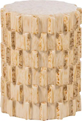 Produktbild von Axu Dekorativer Beistelltisch Ø35x45 Cm Keramik Sand